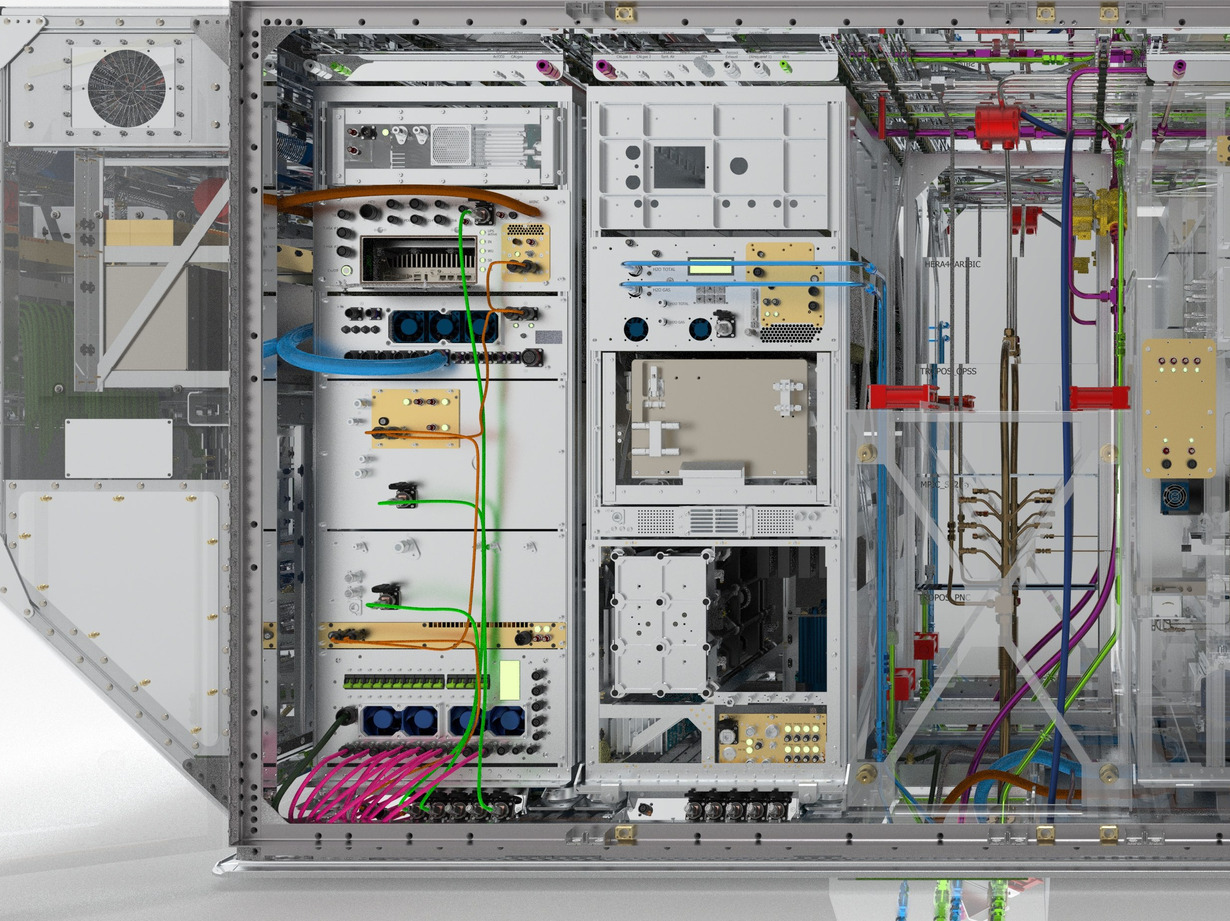 CARIBIC laboratory on A350